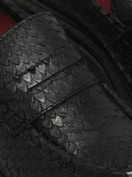 Slippers Uit Leder Aliwell Zwart women A0234 ander zicht 3